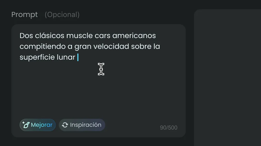 Paso 1: Introduce tu idea en AIReel