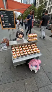 Gugu Gaga Selling Cakes