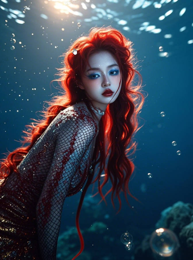 Maquiagem de Sereia