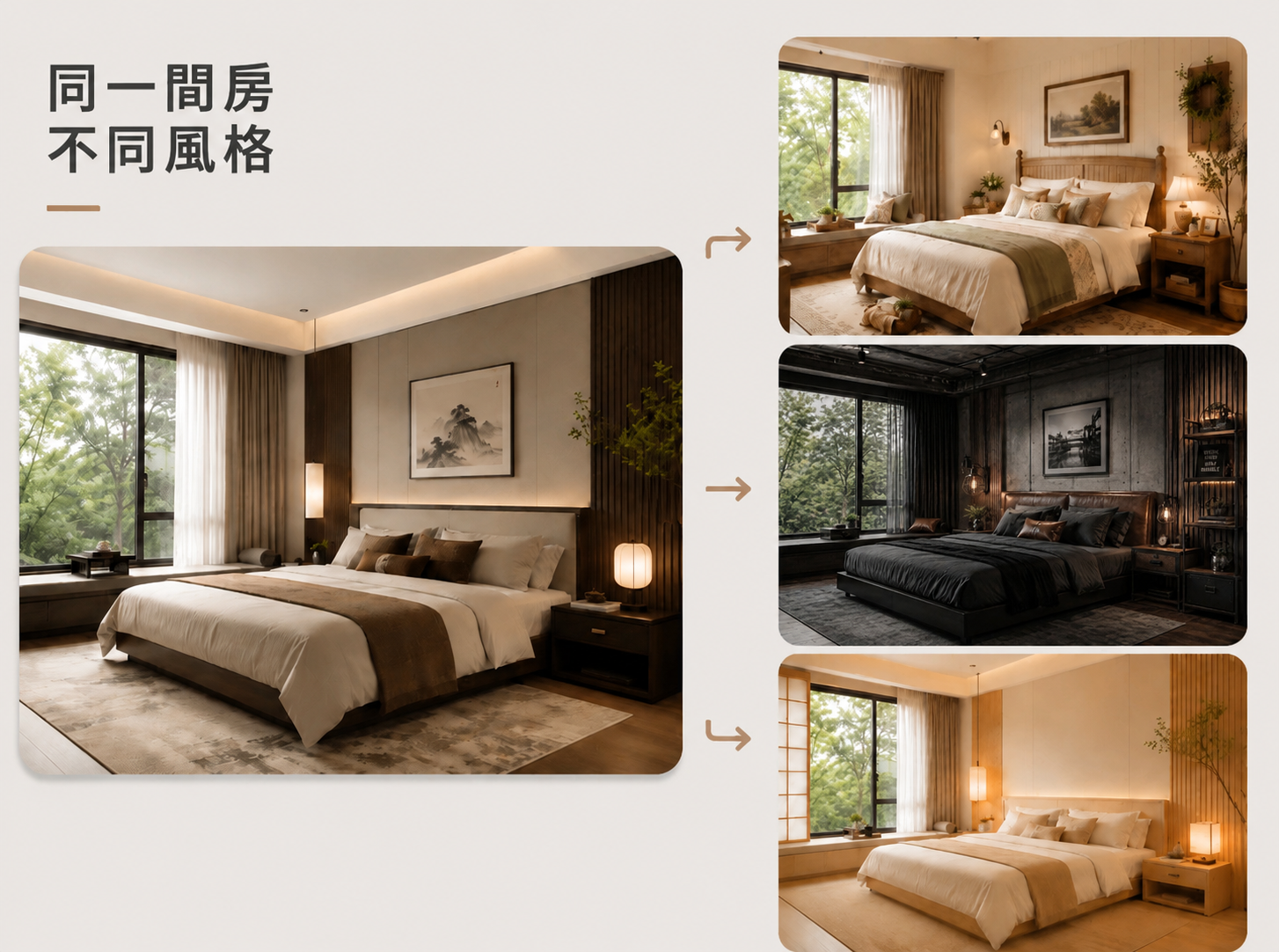 ai 房間風格轉換