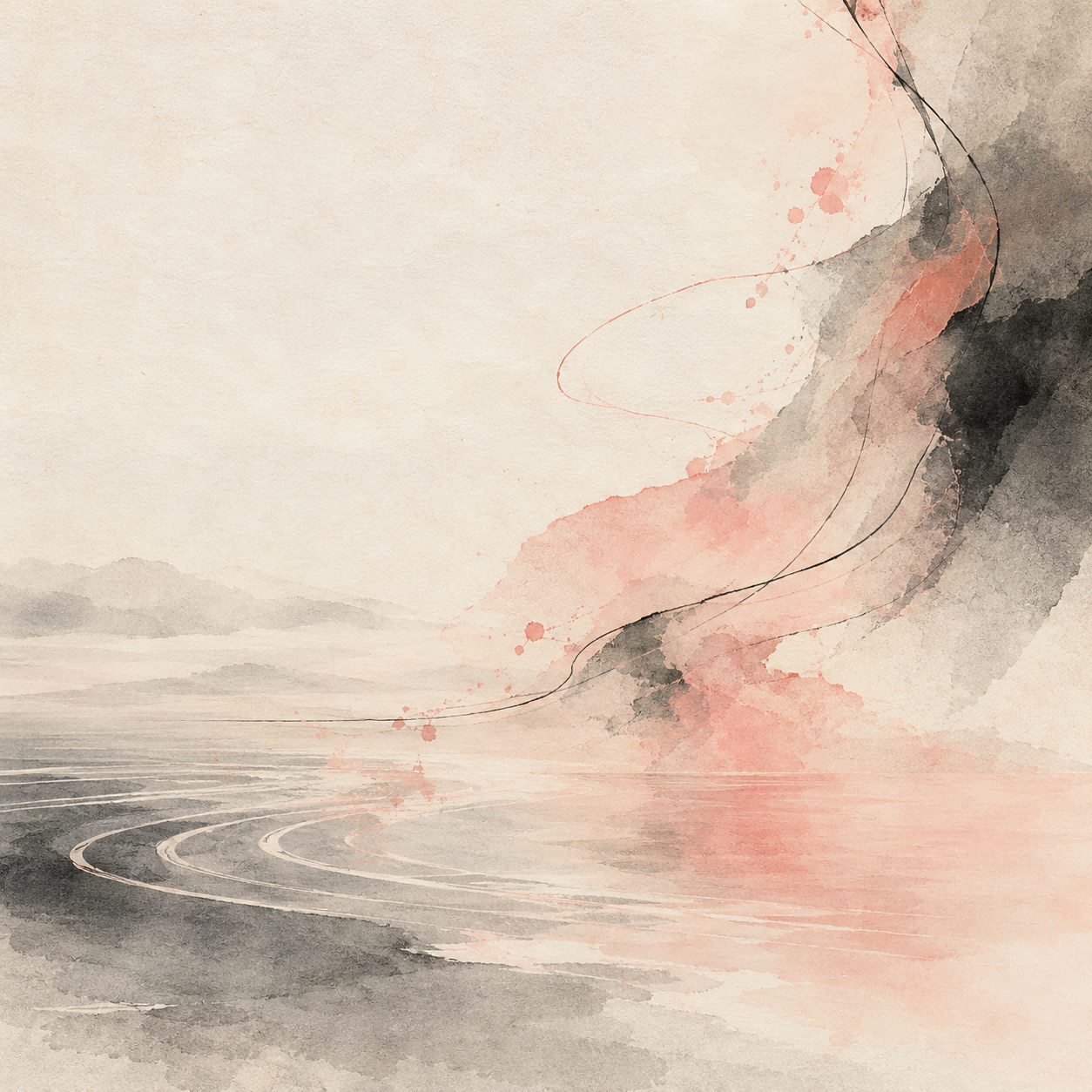 AI 水墨封面