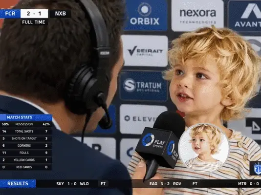 Fußball-Fan-Interview