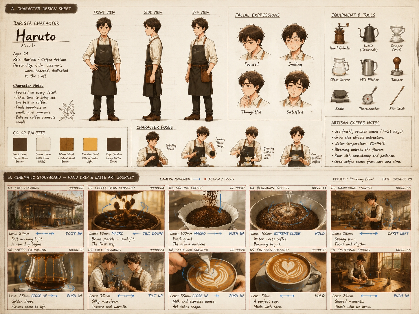 AI Storyboard Result Example 2