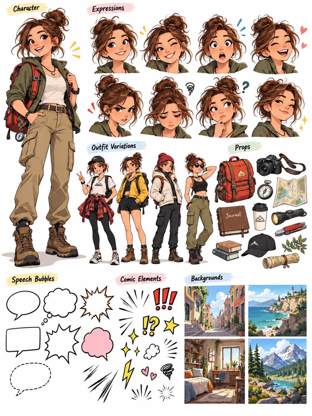 AI Comic Elements