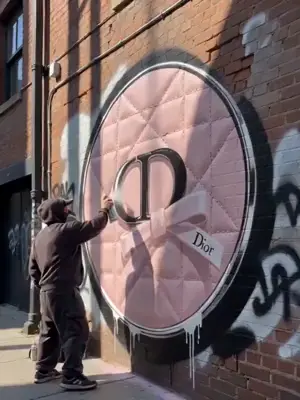 Graffiti Wall Ad