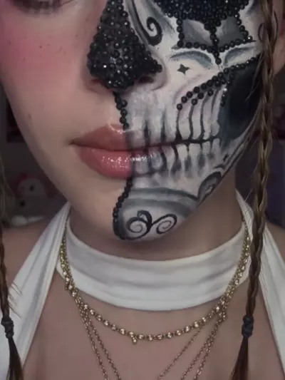 Gothic Skull Makeup