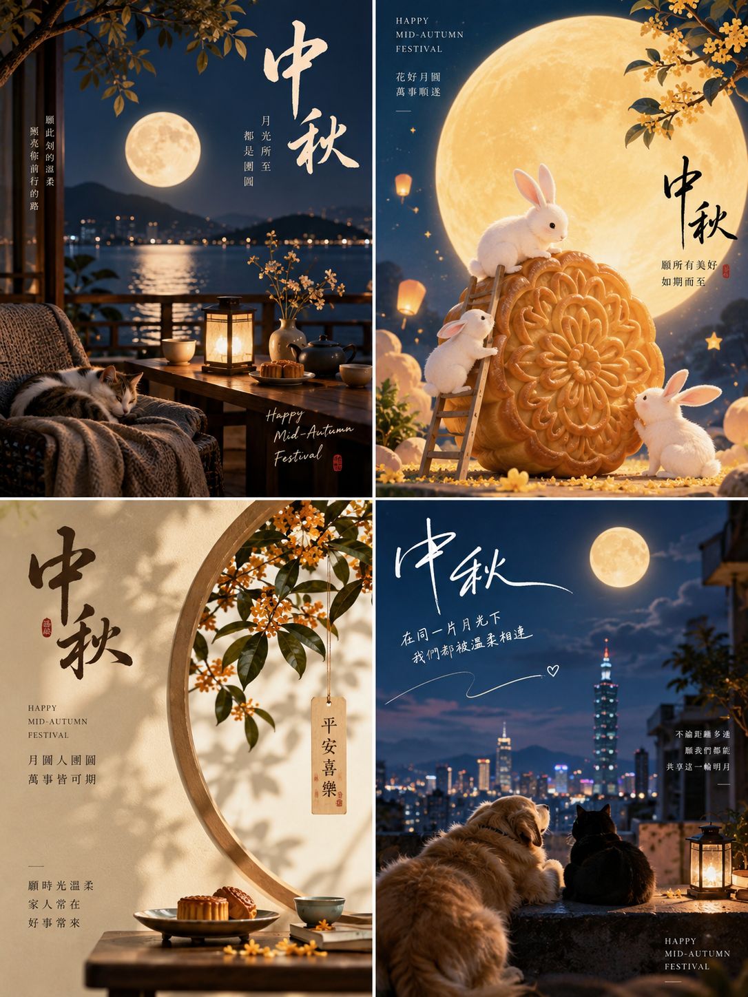 中秋節海報
