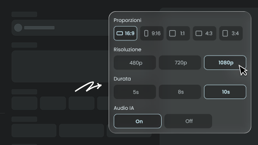 Personalizza il video