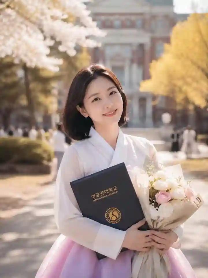 한복 졸업사진