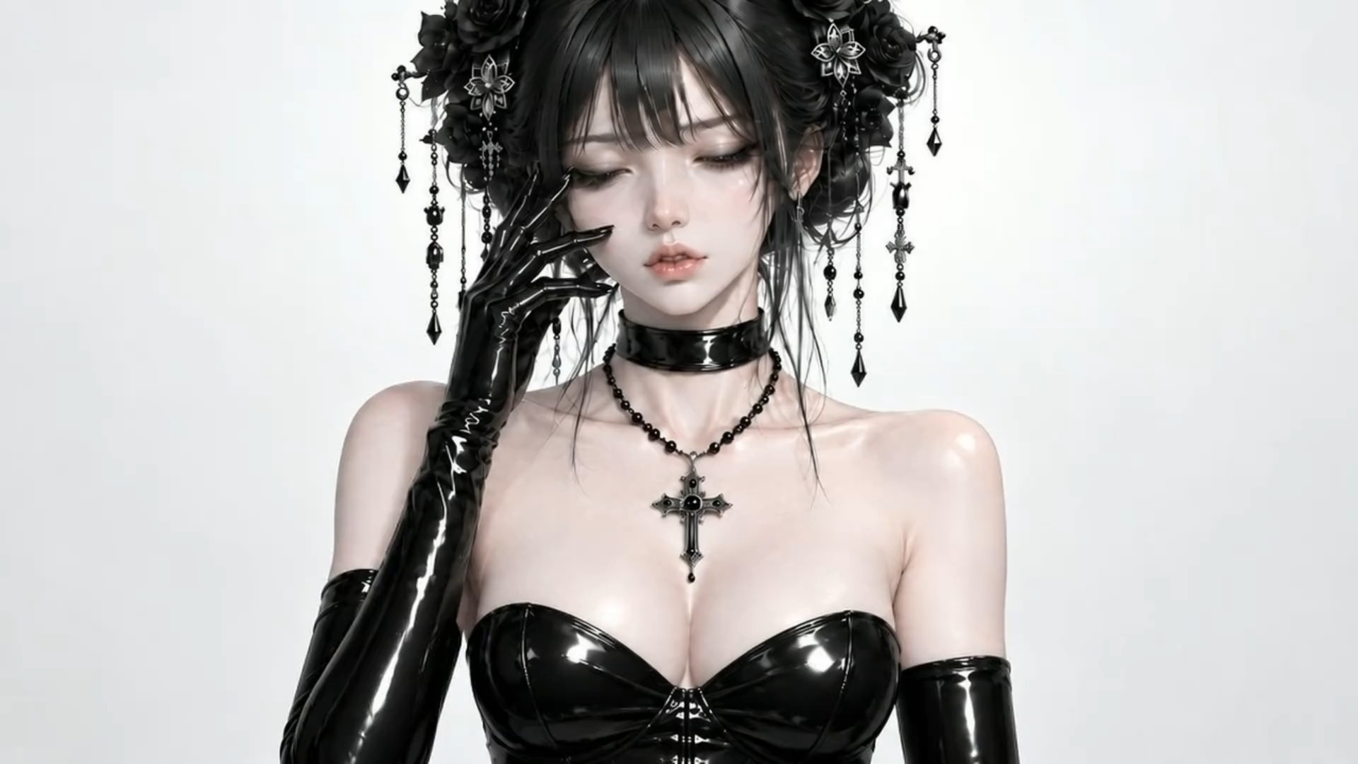Gothic Black Rose