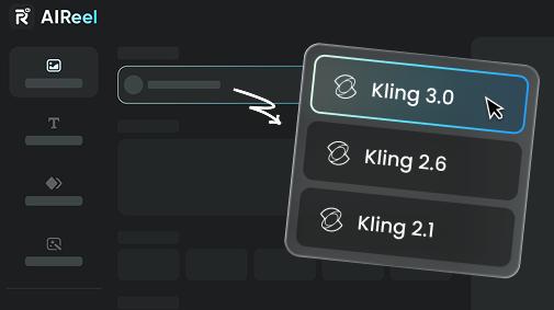 aireel kling ai video creation step 1