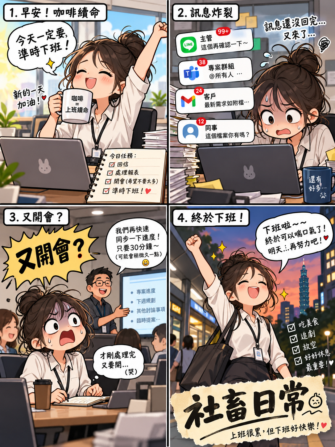 ai 四格漫畫