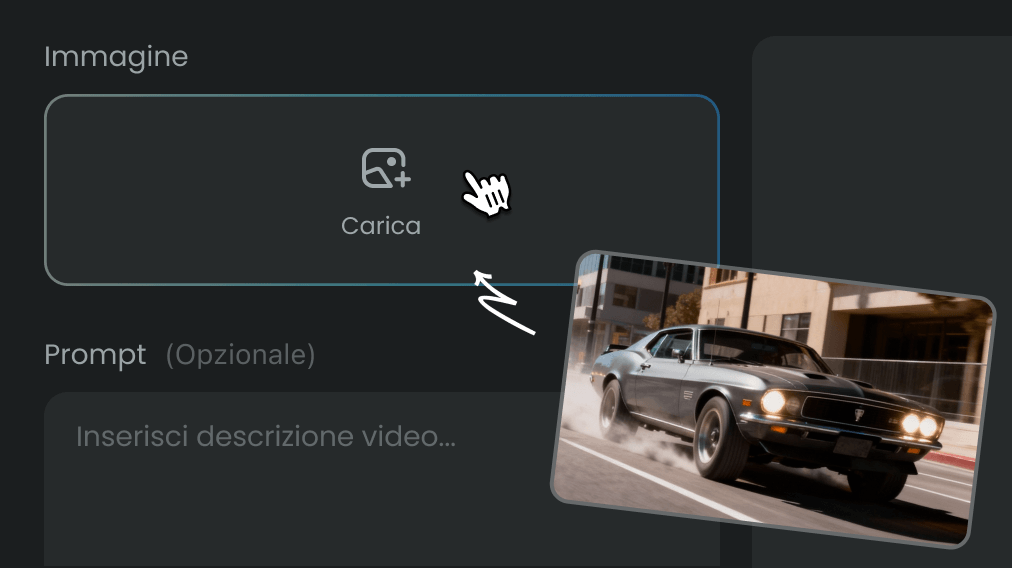Input di prompt e immagini per MiniMax H3
