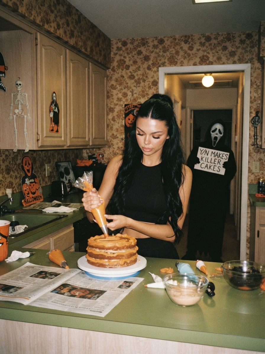 Halloween kitchen Ghostface example 1