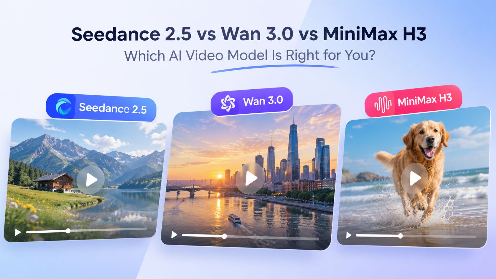 Seedance 2.5 vs Wan 3.0 vs MiniMax H3