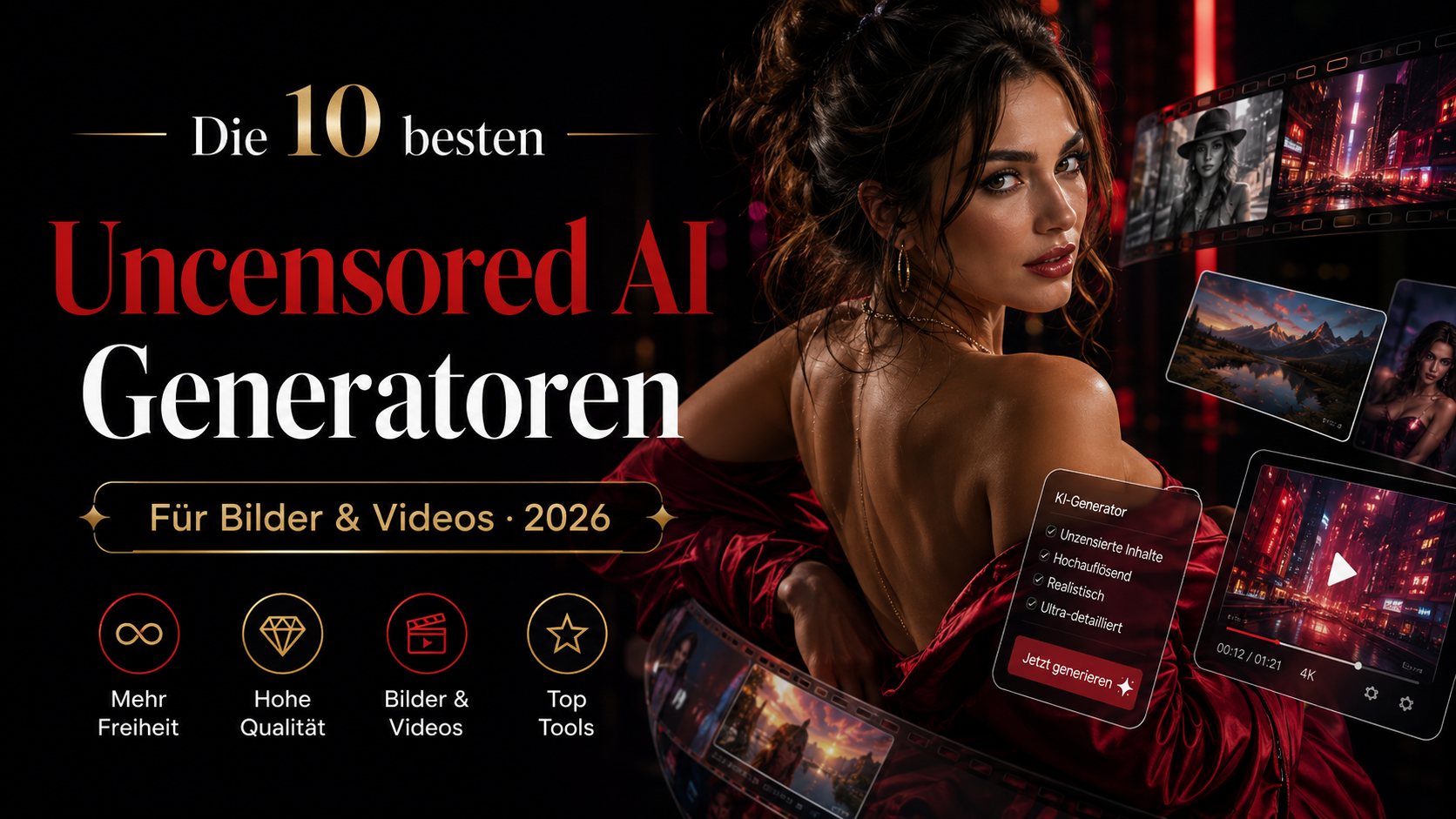 Uncensored AI Generator: 10 Tools im Vergleich