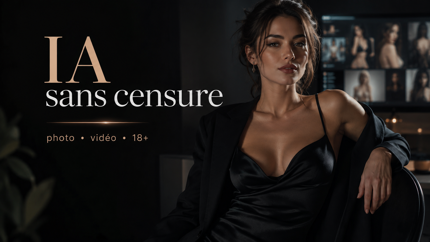 IA sans censure pour photos, vidéos et scènes 18+